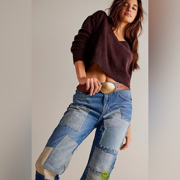 We The Free Bare With Me Jeans Rebel Hearts. Size 29